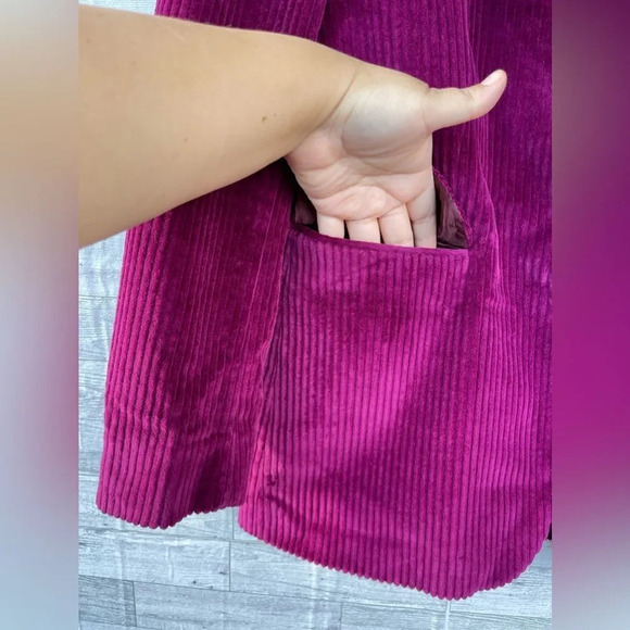 Dries Van Noten
Stretch-Cotton Corduroy Jacket in fuchsia size 38/small - Picture 7 of 17